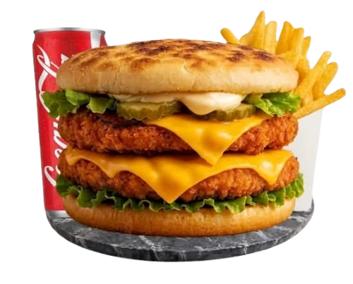 Livraison MENU CHICKEN NAAN BURGER à Saint-Étienne-du-Rouvray, 76800