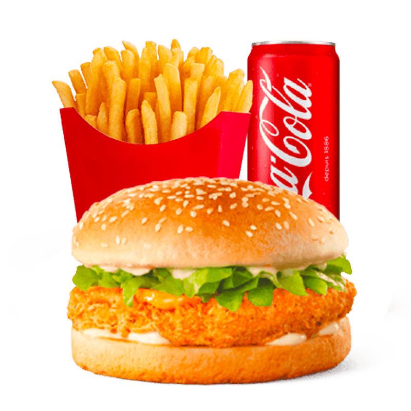 Livraison MENU ÉTUDIANT BURGER POULET TANDOORI à Saint-Ouen-l'Aumône, 95310
