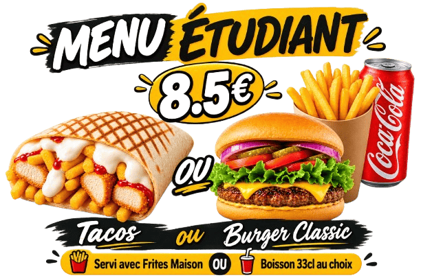 Livraison MENUS ÉTUDIANTS à Sélestat, 67600
