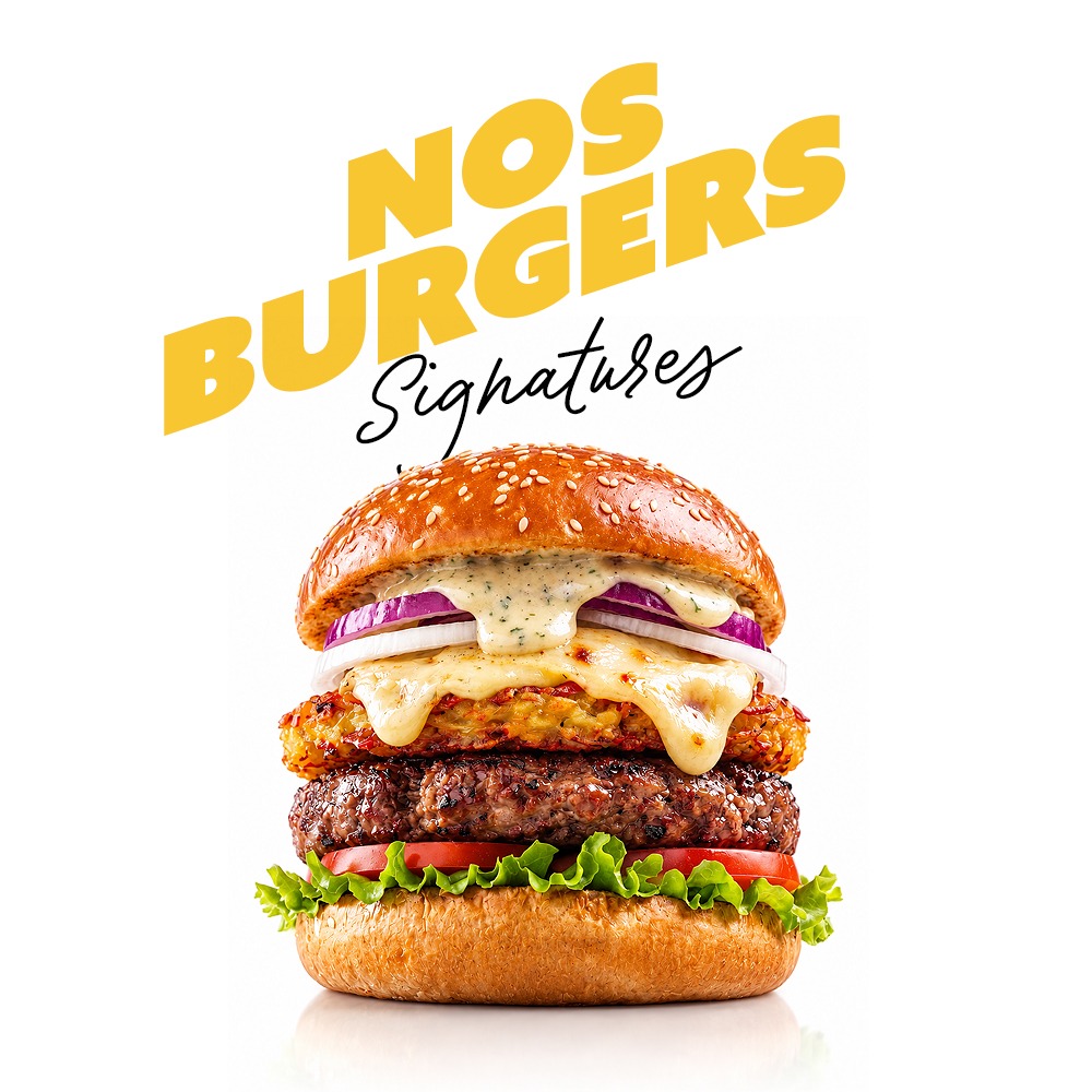 Livraison NOS BURGERS SIGNATURES à Lyon, 69007